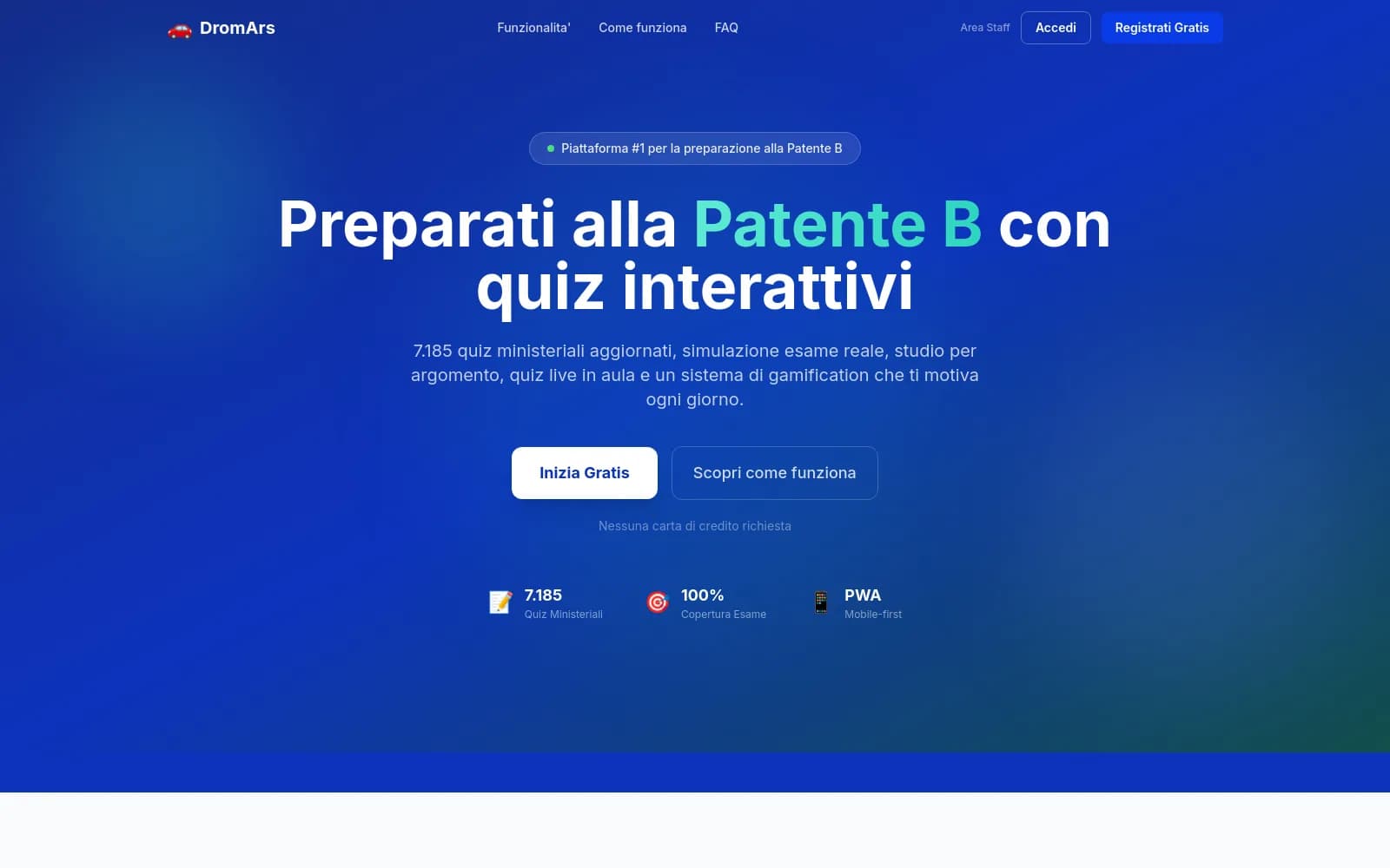DromArs — La patente B si prepara così.